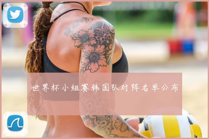 世界杯小组赛韩国队对阵名单公布